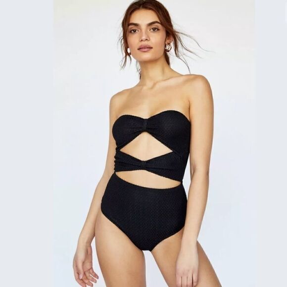 FREE PEOPLE NIGHTCAP BOWTIE BODYSUIT & MIDI SKIRT - Picture 2 of 6